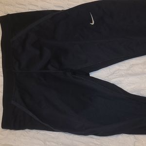 Mens Nike running dry fit pants size M with zipper at ankle